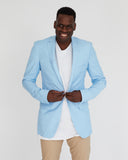Zimmer Suit Jacket - Sky Blue Blazer