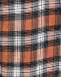 Aussie Flanny - Orange/Brown Check