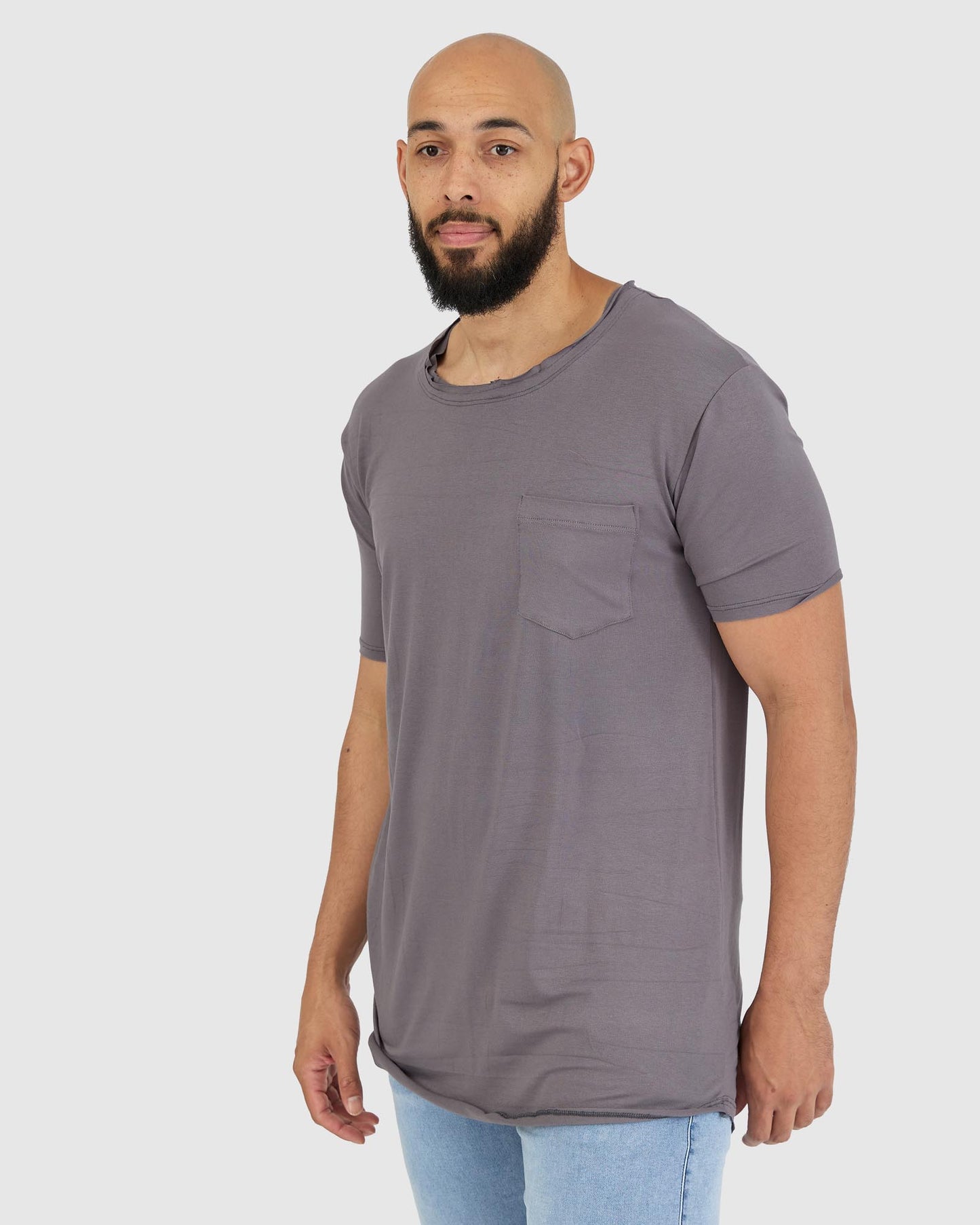 Raw Tee - Charcoal