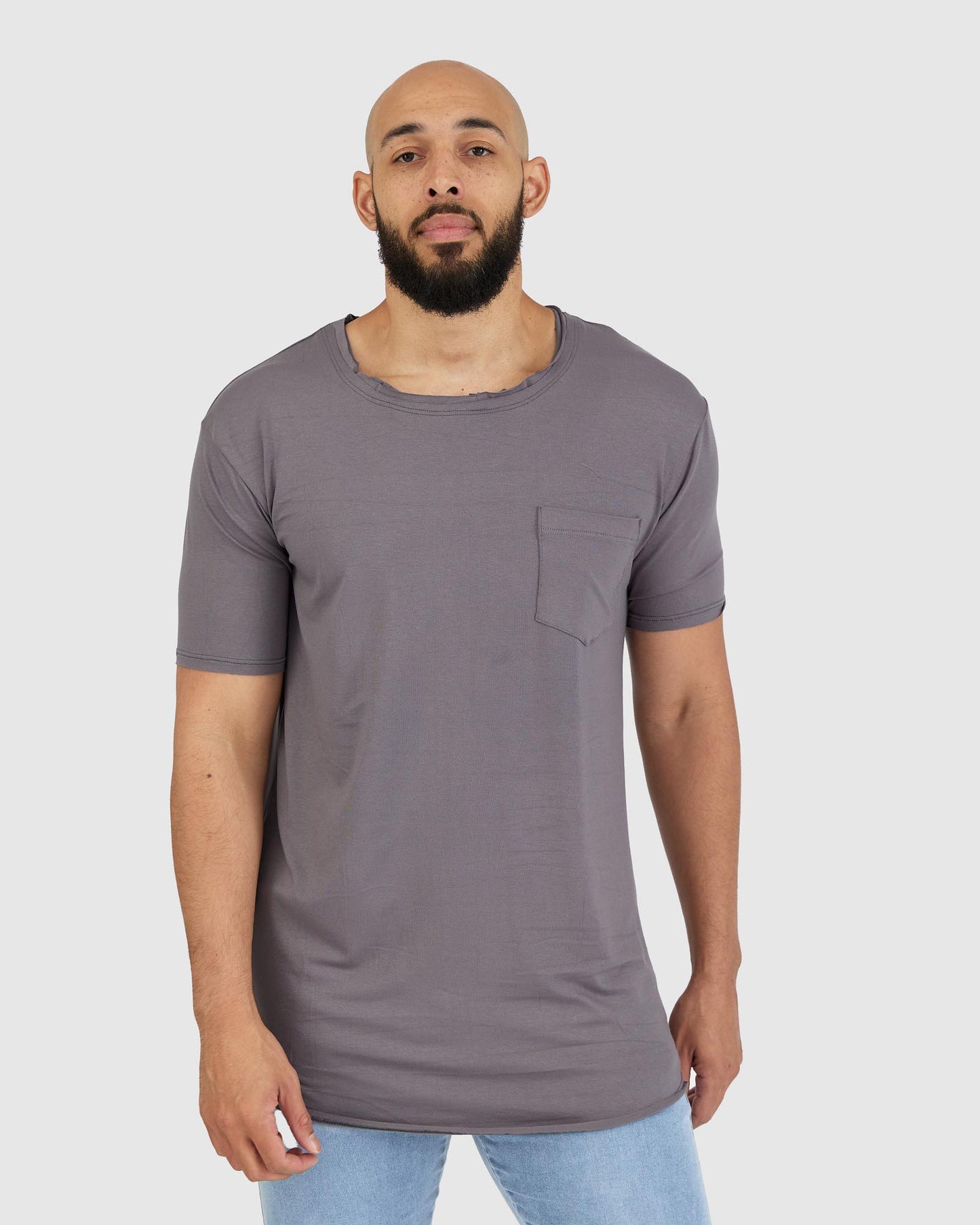Raw Tee - Charcoal