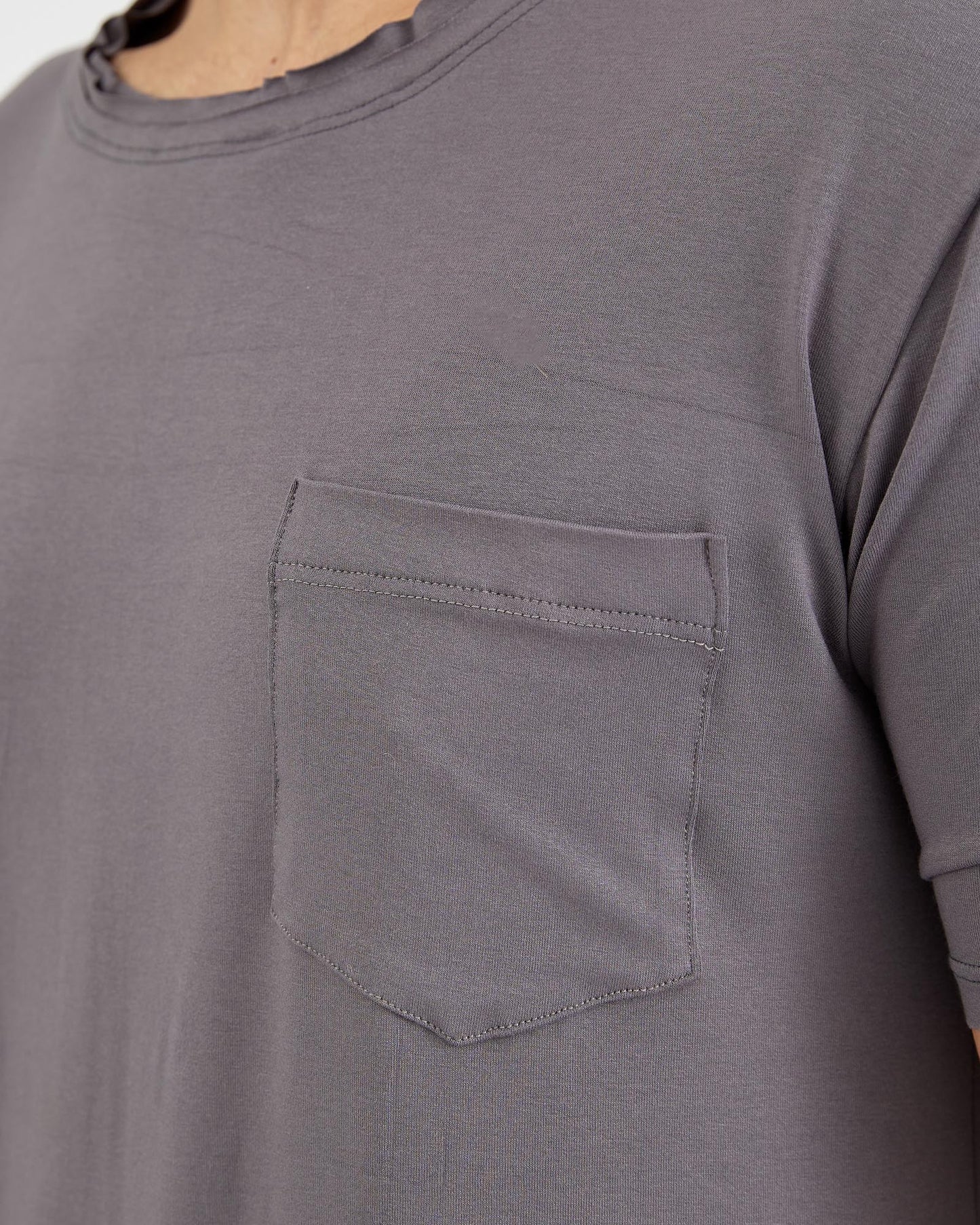 Raw Tee - Charcoal