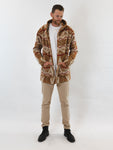 Woodly Cardi - Camel/Red