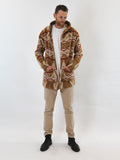 Woodly Cardi - Camel/Red