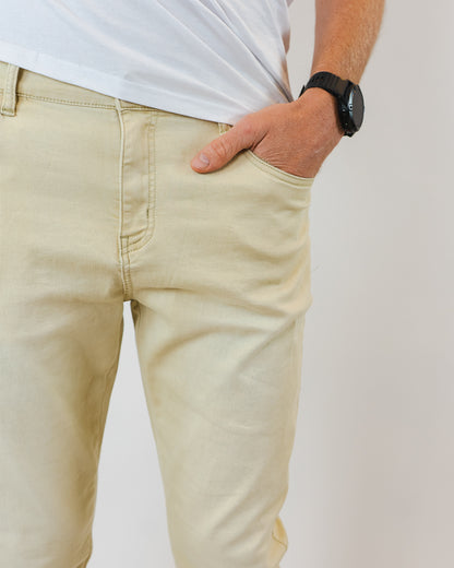 Unit Jeans - Sand/Beige - Stretch