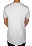 Raw Tee - White Marle