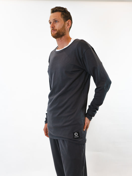 Loungewear Top - Asphalt Grey