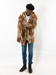 Woodly Cardi - Camel/Red