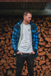 Schensch Flannel Jacket - Wool Lining - Blue Check