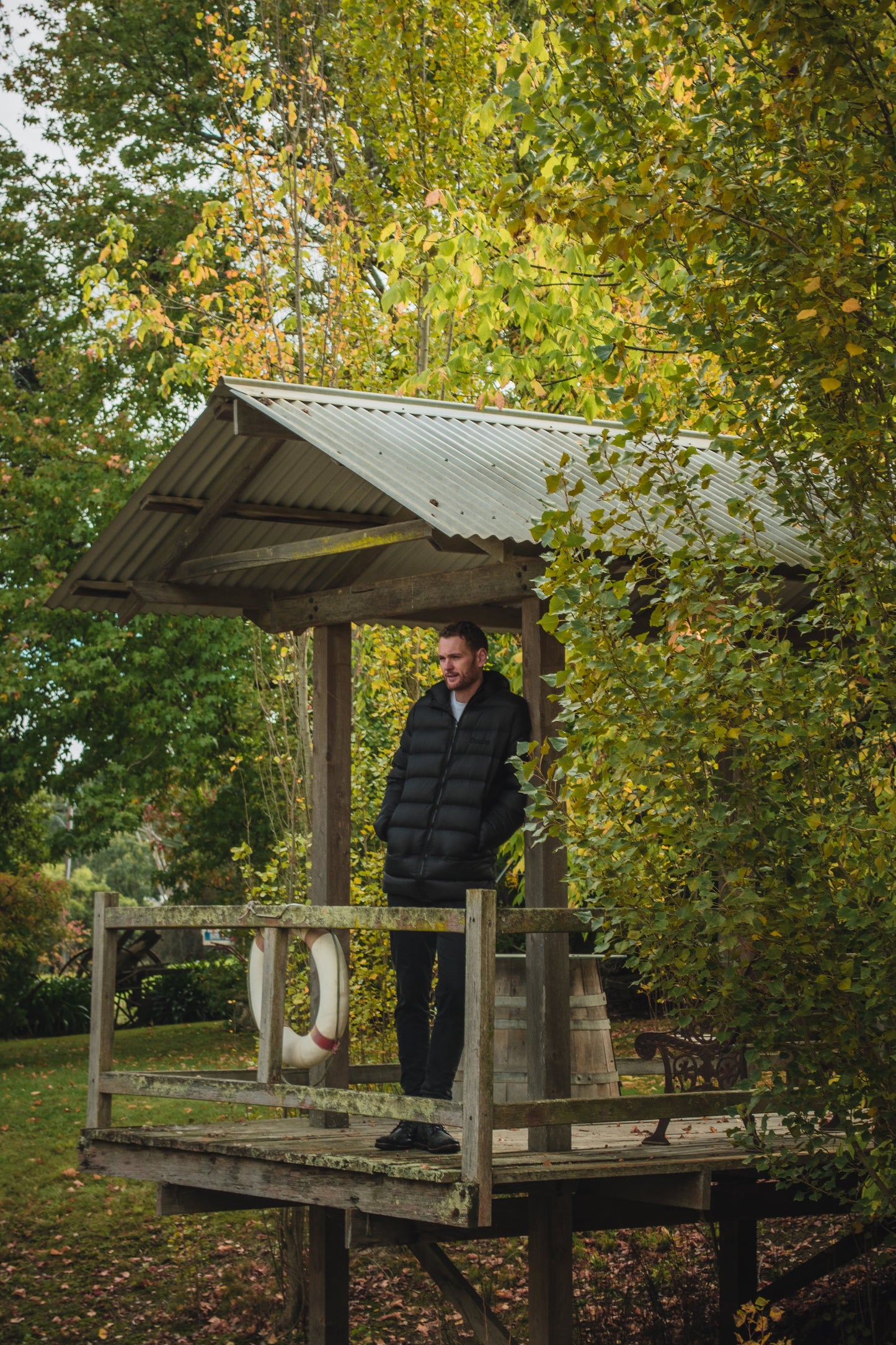 Doubs Puffer Jacket - Black