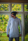 Kevy Hoodie - White Marle