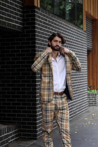 Jordan Suit - Yellow Check