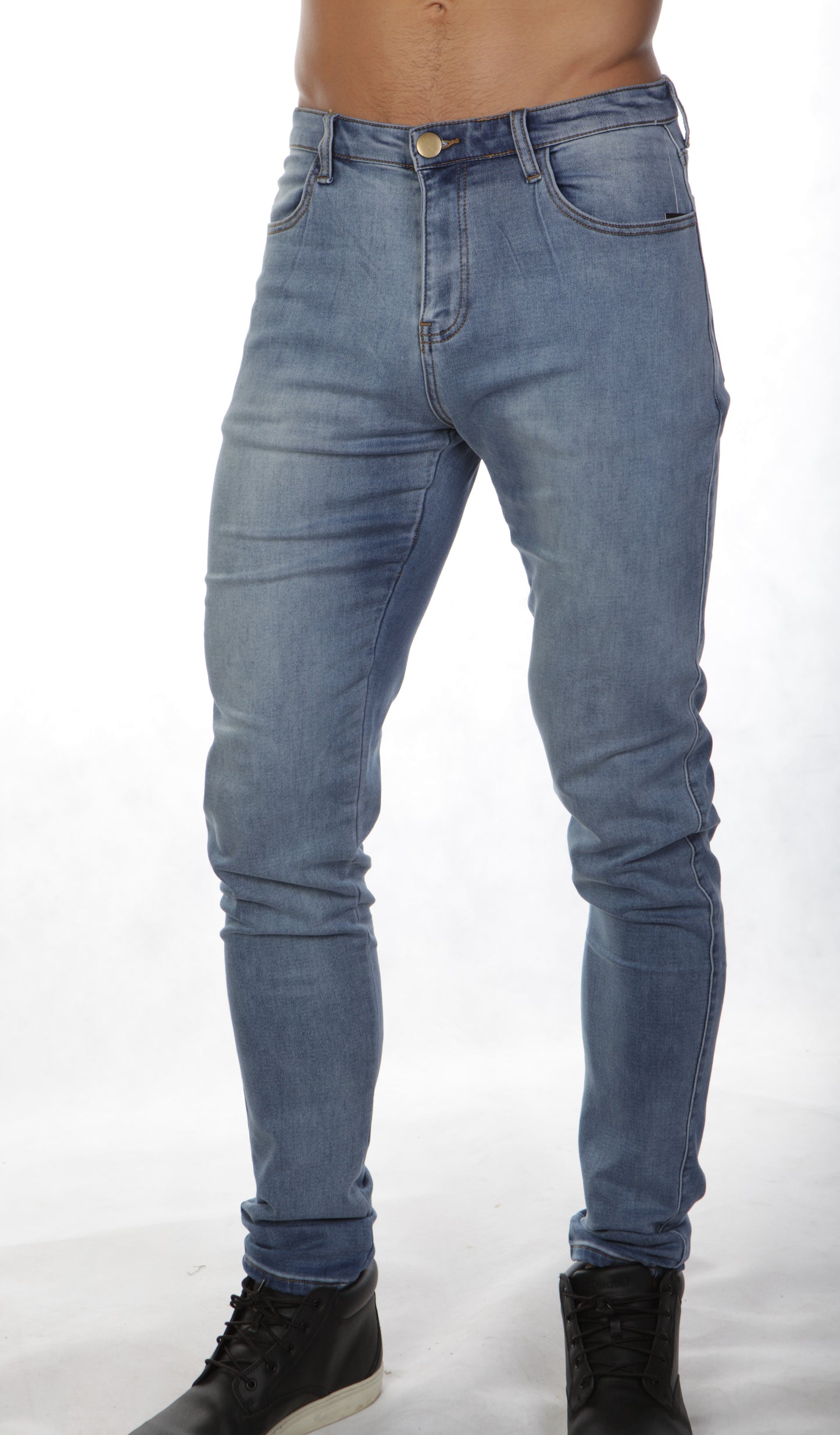 JJ Stretch Jeans - Blue Wash