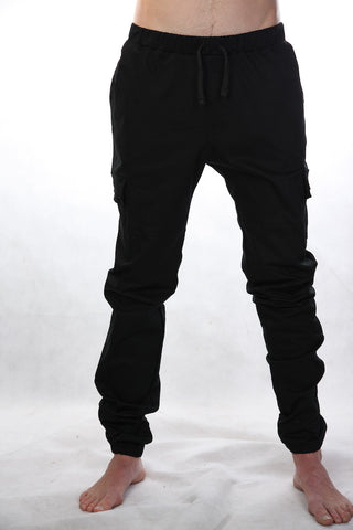 Streety Cargos Joggers - Black