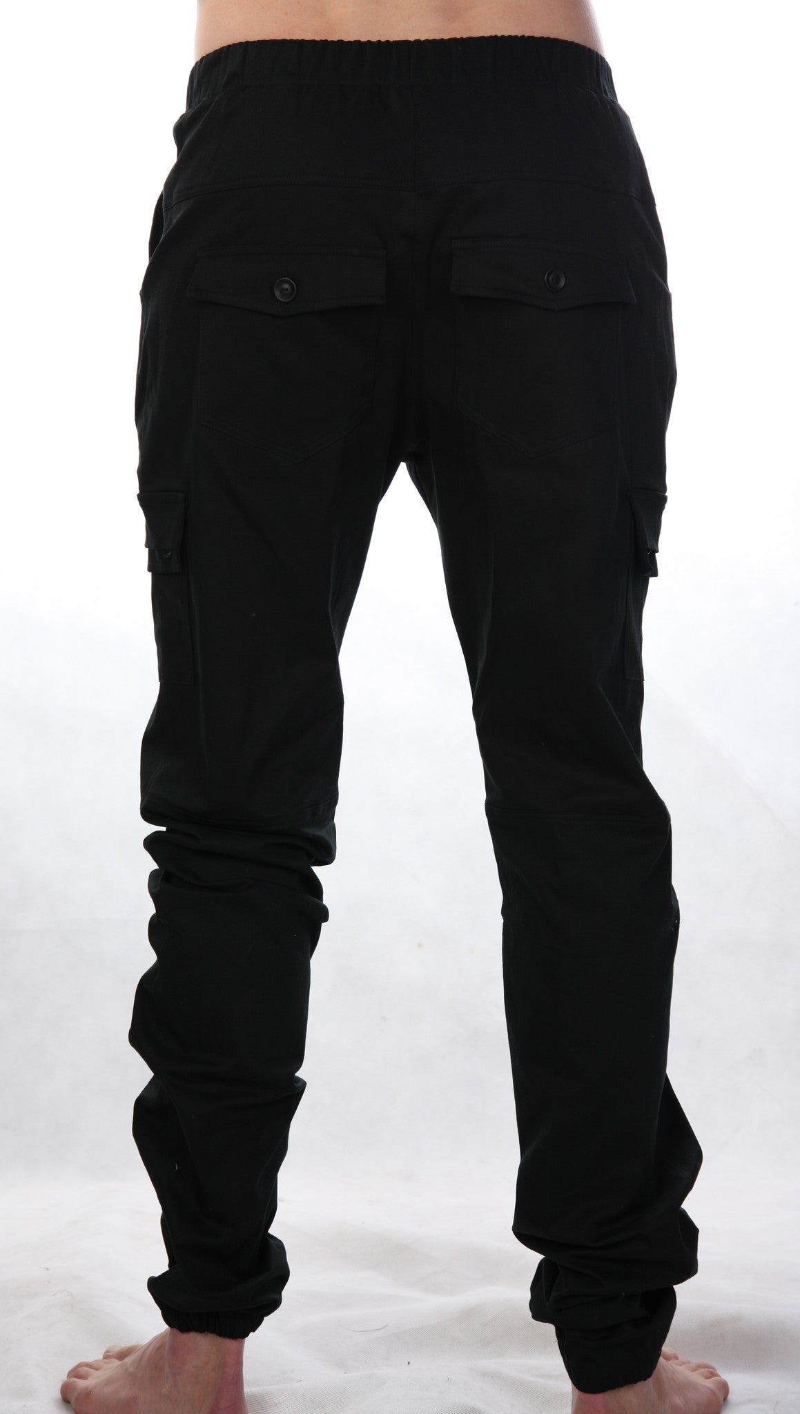 Streety Cargos Joggers - Black