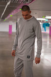 Loungewear Top - Bamboo Grey