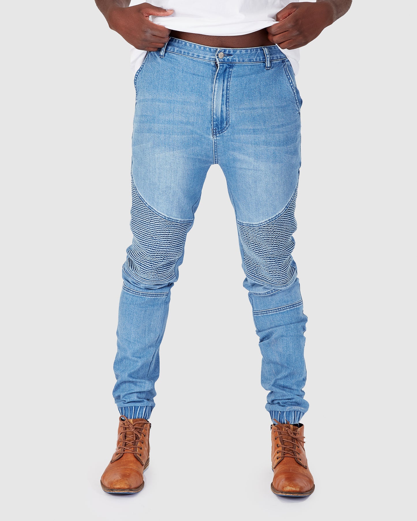 Jogger Jeans - Blue Wash