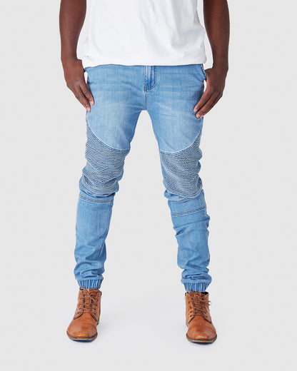 Jogger Jeans - Blue Wash