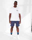 Sweat Track Shorts - Storm Blue