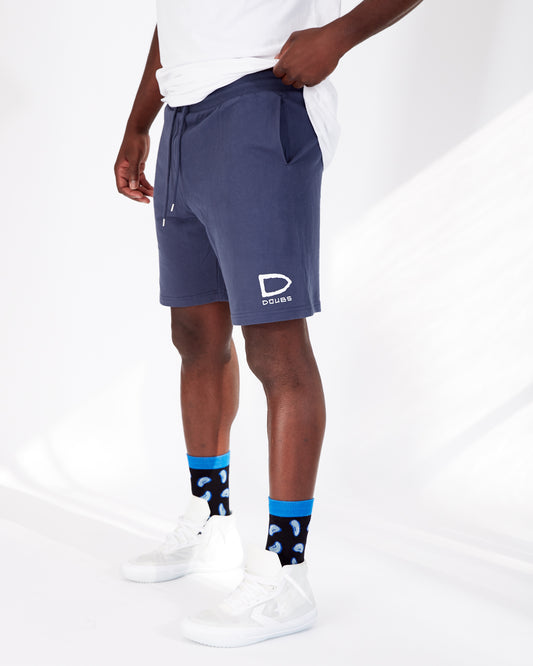 Sweat Track Shorts - Storm Blue