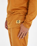 Loungewear Lounge Set - Mustard Brown Top and Pants