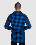 Aussie Flanny - Blue/Black Check
