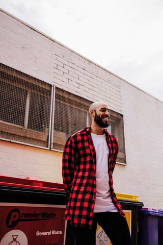 Check Shirt- Red/Black Check